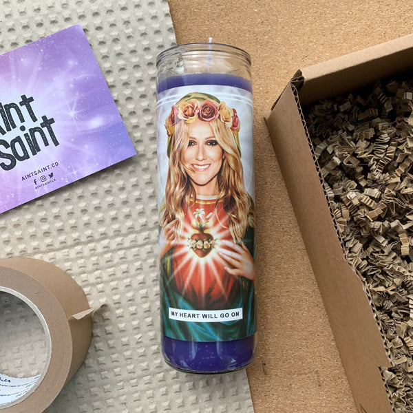 Saint Celine Dion Prayer Candle