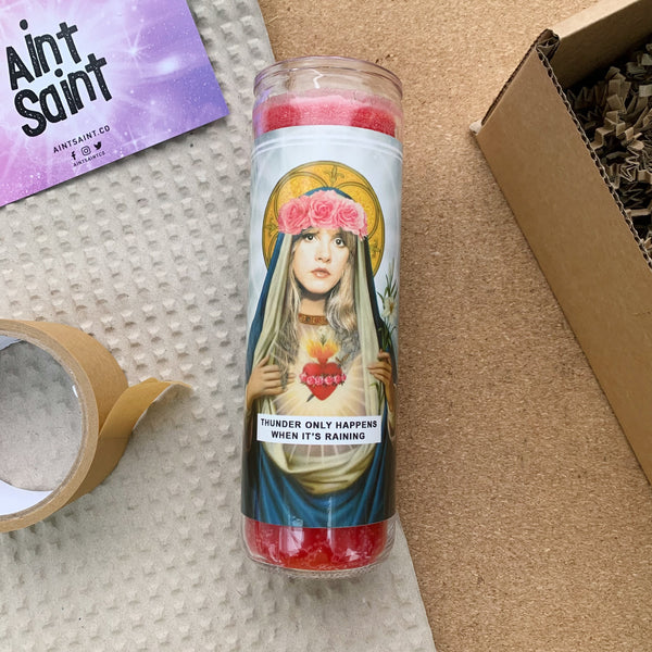 Saint Stevie Nicks | Fleetwood Mac Prayer Candle