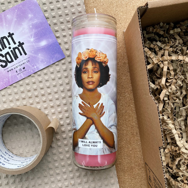 Saint Whitney Houston | I Will Always Love You Prayer Candle