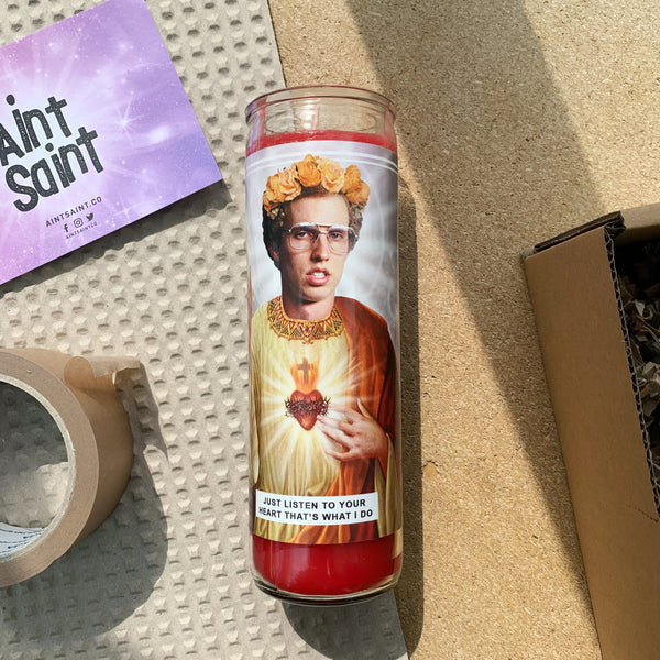 Saint Napoleon Dynamite | Jon Heder Prayer Candle