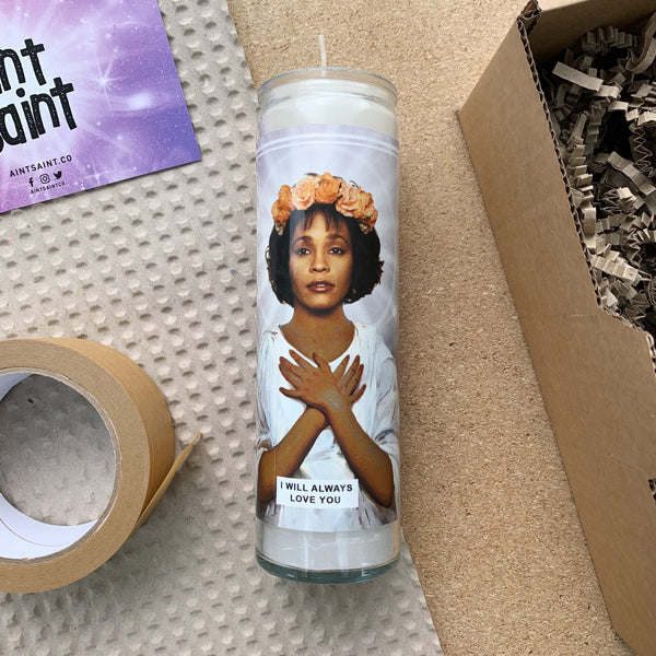 Saint Whitney Houston | I Will Always Love You Prayer Candle