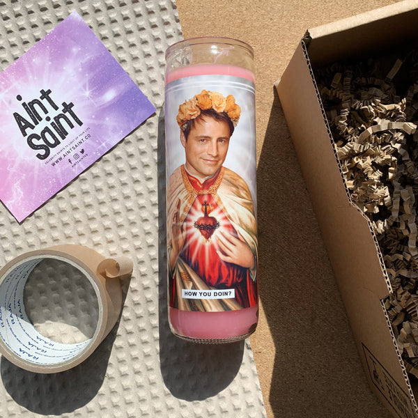 Saint Matt LeBlanc Prayer Candle