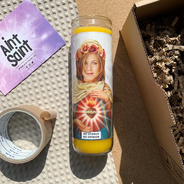 Saint Jennifer Aniston Prayer Candle