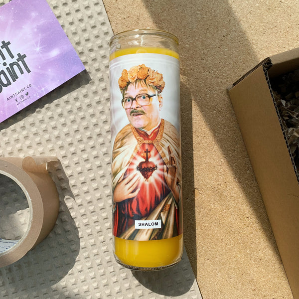 Saint Jim Bell | Friday Night Dinner | Mark Heap Prayer Candle