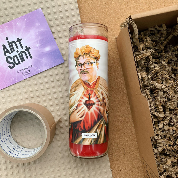 Saint Jim Bell | Friday Night Dinner | Mark Heap Prayer Candle