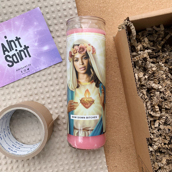 Saint Beyonce Prayer Candle