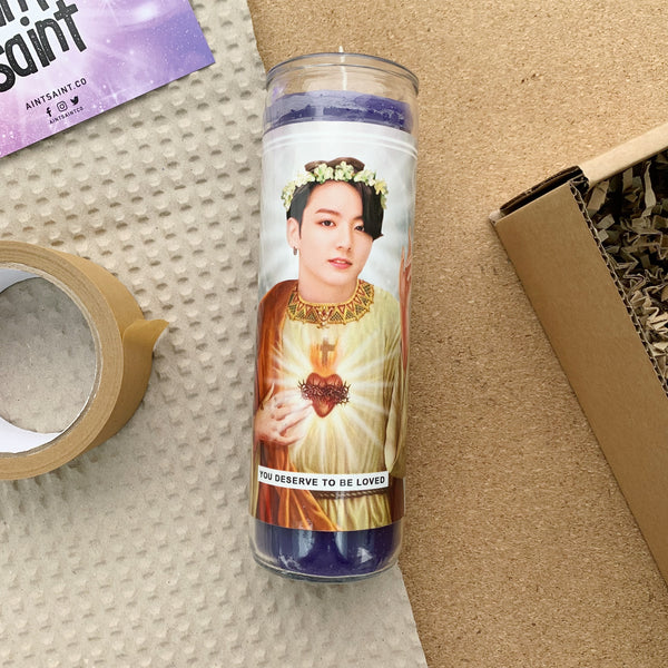 Saint Jungkook | Jeon Jung-kook | BTS | Kpop Prayer Candle