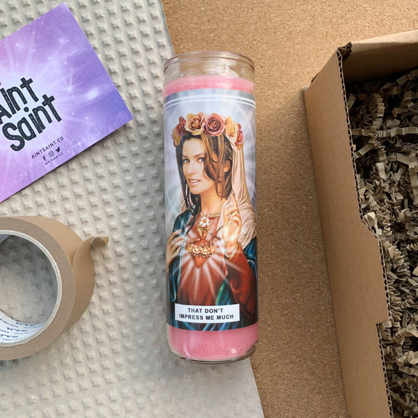 Saint Shania Twain | That Don't Impress Me Much Prayer Candle
