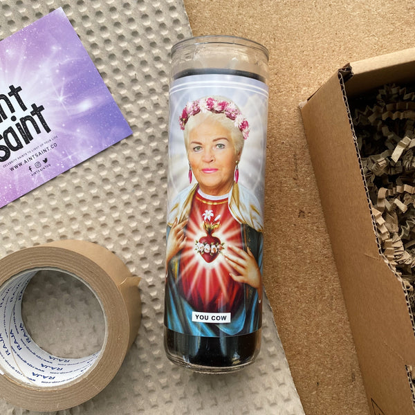 Saint Pat Butcher | Pam St Clement | Eastenders Prayer Candle