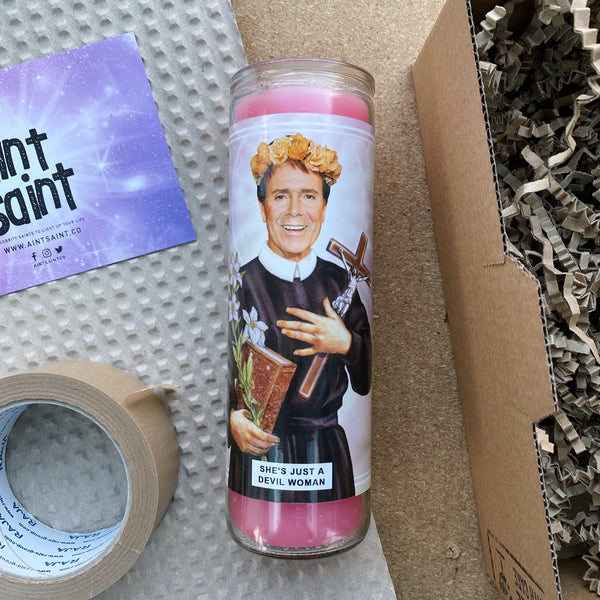 Saint Sir Cliff Richard Prayer Candle