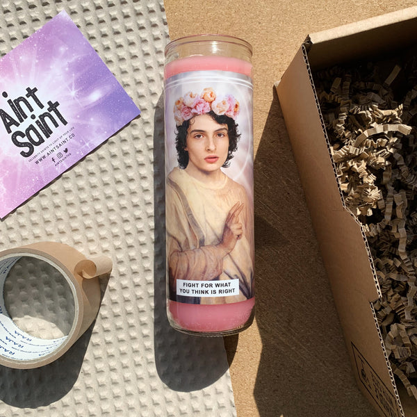 Saint Finn Wolfhard Prayer Candle