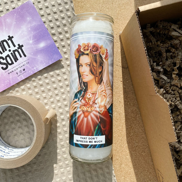 Saint Shania Twain | That Don't Impress Me Much Prayer Candle