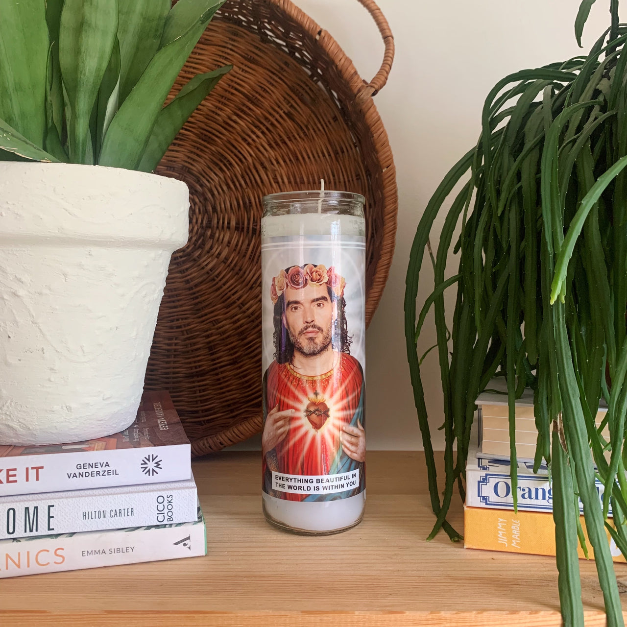 Saint Russell Brand Prayer Candle