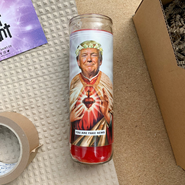 Saint Donald Trump Prayer Candle