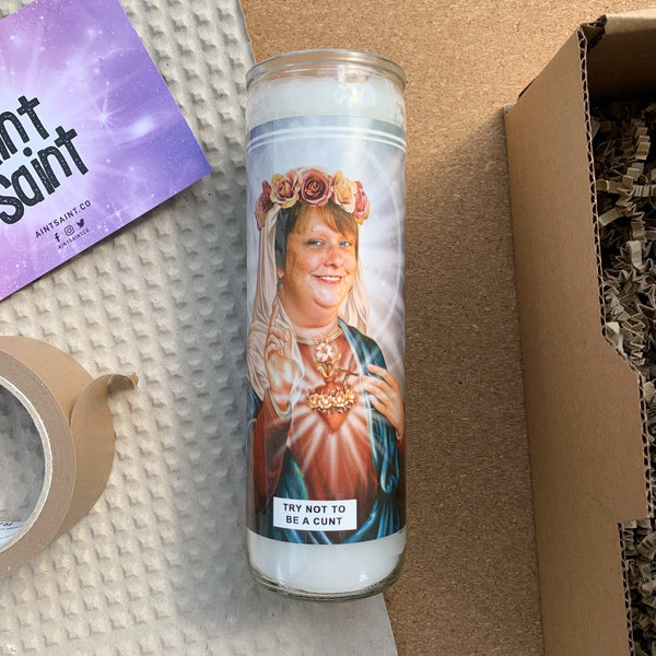 Saint Kathy Burke Prayer Candle