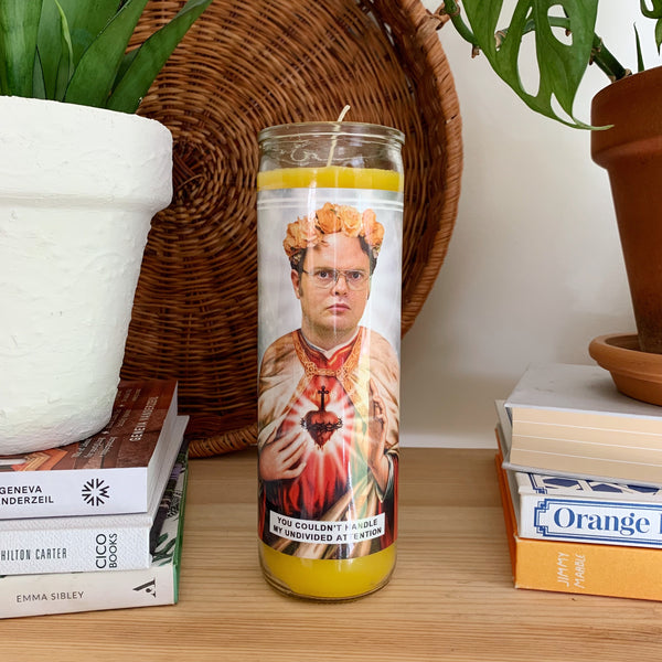 Saint Dwight Schrute | Rainn Wilson | The Office Prayer Candle
