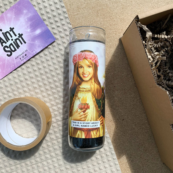Saint Britney Spears Prayer Candle