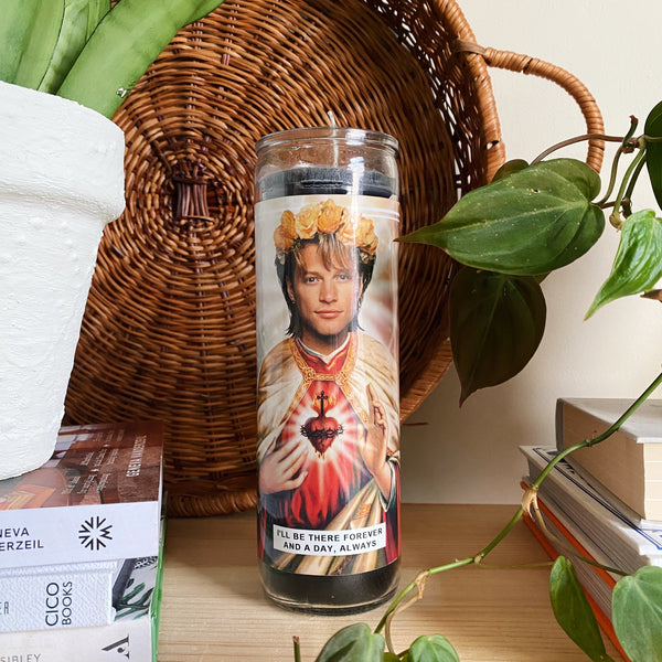 Saint Jon Bon Jovi Prayer Candle