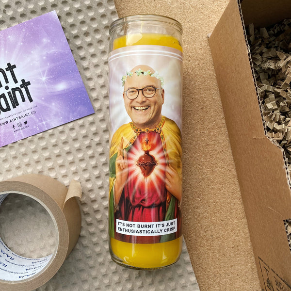 Saint Gregg Wallace | Masterchef Prayer Candle