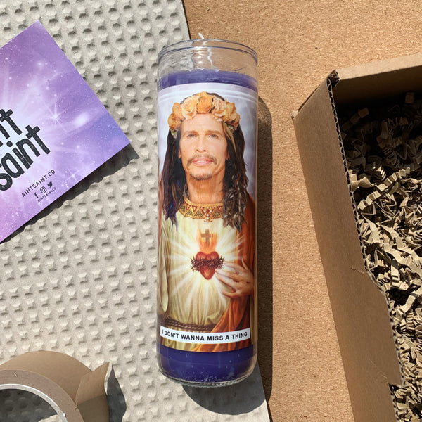 Saint Steven Tyler Prayer Candle