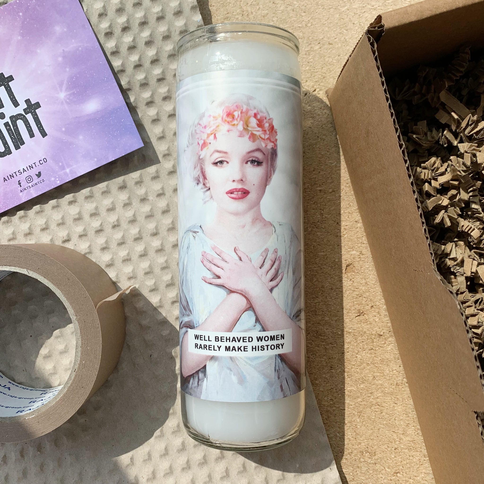 Saint Marilyn Monroe Prayer Candle