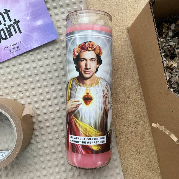 Saint Adam Driver Prayer Candle