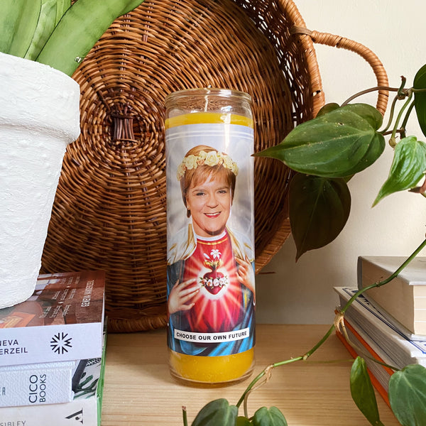 Saint Nicola Sturgeon SNP Prayer Candle