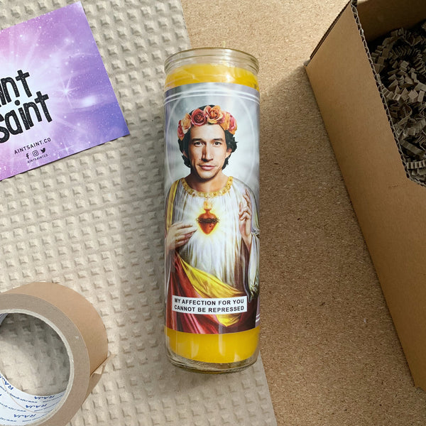 Saint Adam Driver Prayer Candle