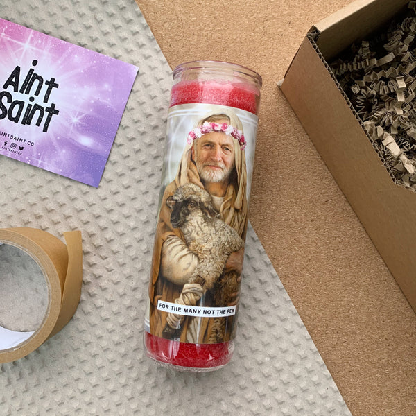 Saint Jeremy Corbyn Prayer Candle