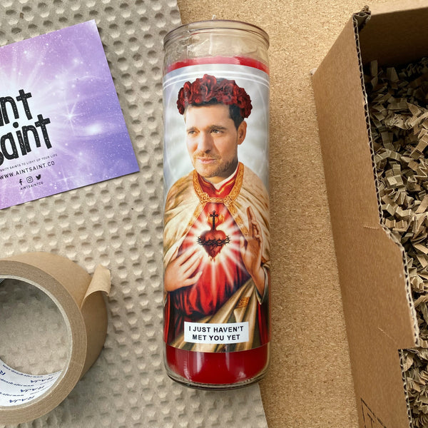 Saint Michael Bublé Prayer Candle