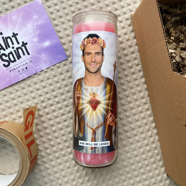 Saint Adam Levine | Maroon 5 Prayer Candle