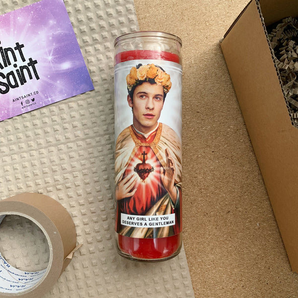 Saint Shawn Mendes Prayer Candle