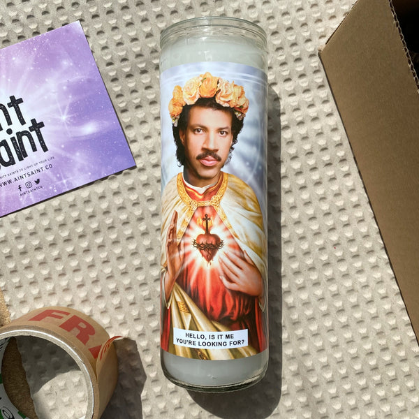 Saint Lionel Richie Prayer Candle