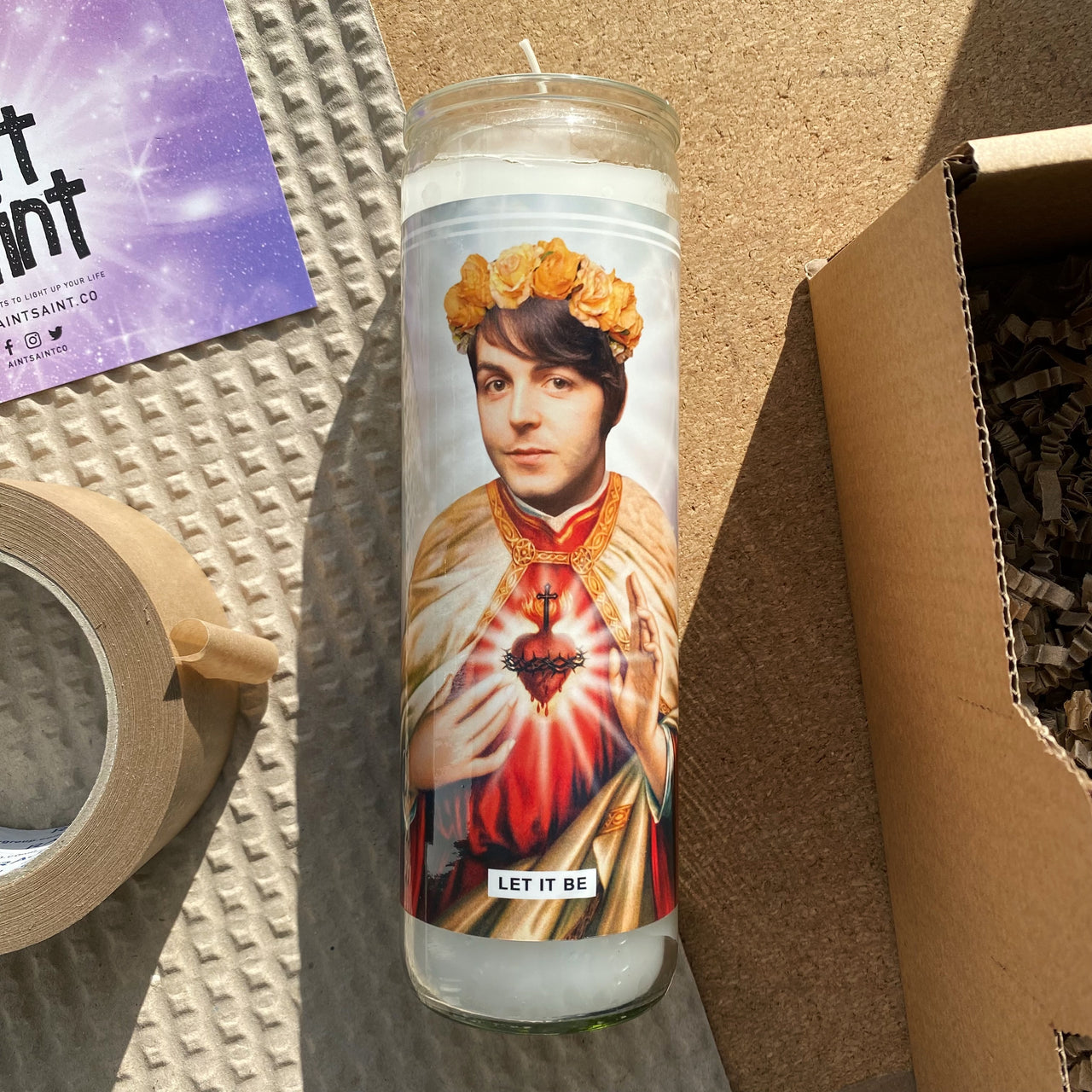 Saint Paul McCartney Prayer Candle