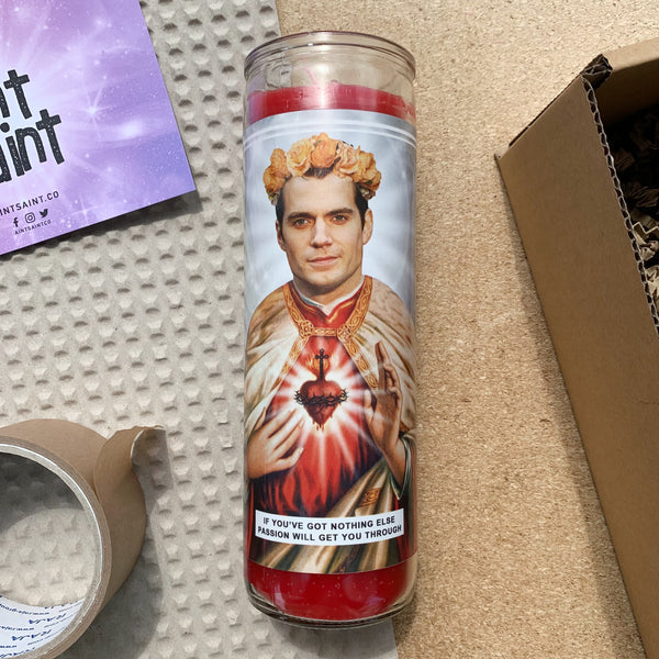 Saint Henry Cavill Prayer Candle