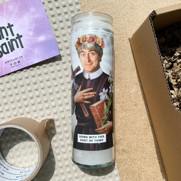 Saint Father Ted Crilly | Dermot Morgan Prayer Candle