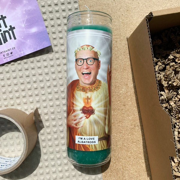 Saint Adrian 'Ade' Edmondson | Eddie | Bottom Prayer Candle