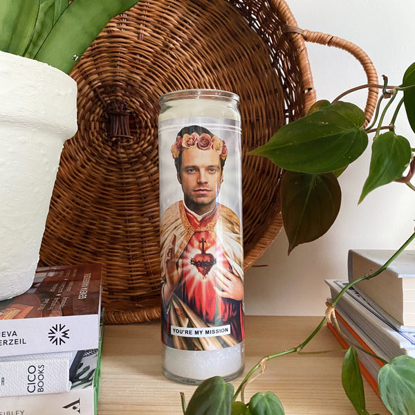 Saint Sebastian Stan Prayer Candle