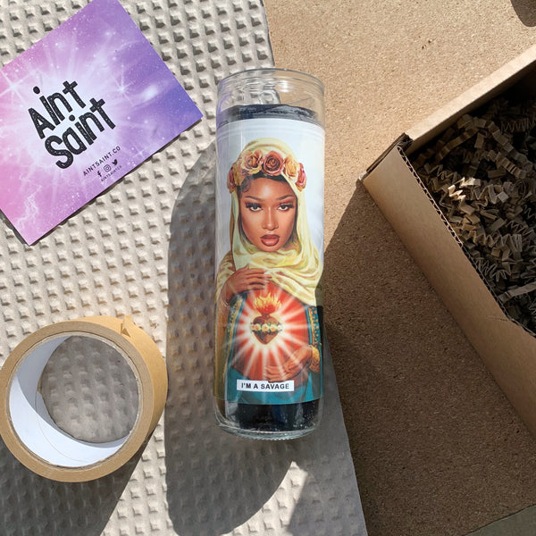 Saint Megan Thee Stallion | Savage Prayer Candle