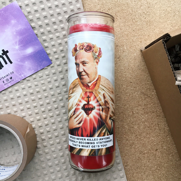 Saint Jeremy Clarkson | Top Gear | Grand Tour Prayer Candle