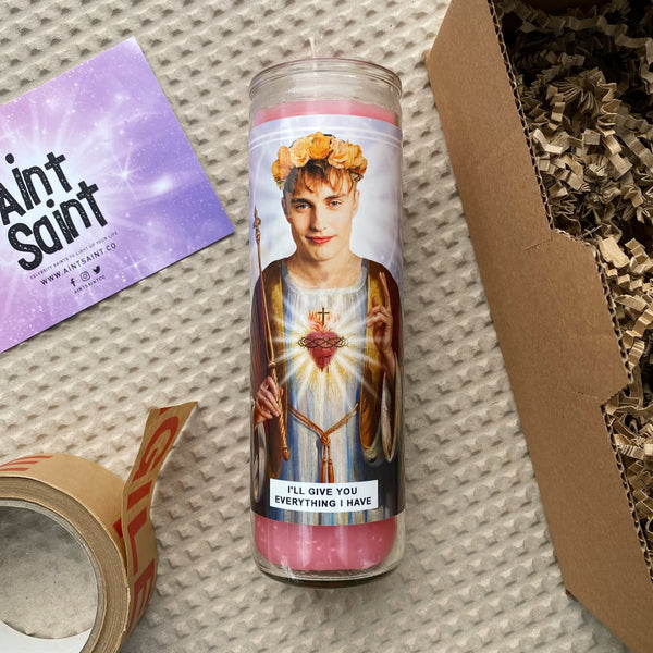 Saint Sam Fender Prayer Candle