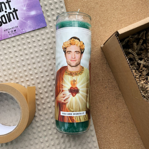 Saint Robert Pattinson Prayer Candle