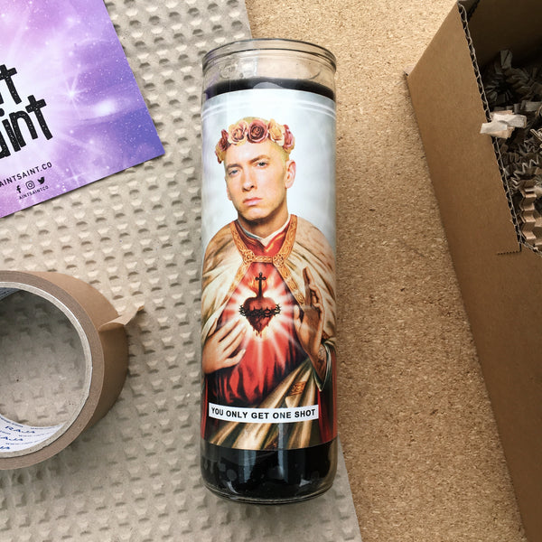 Saint Eminem | Marshall Mathers | Slim Shady Prayer Candle