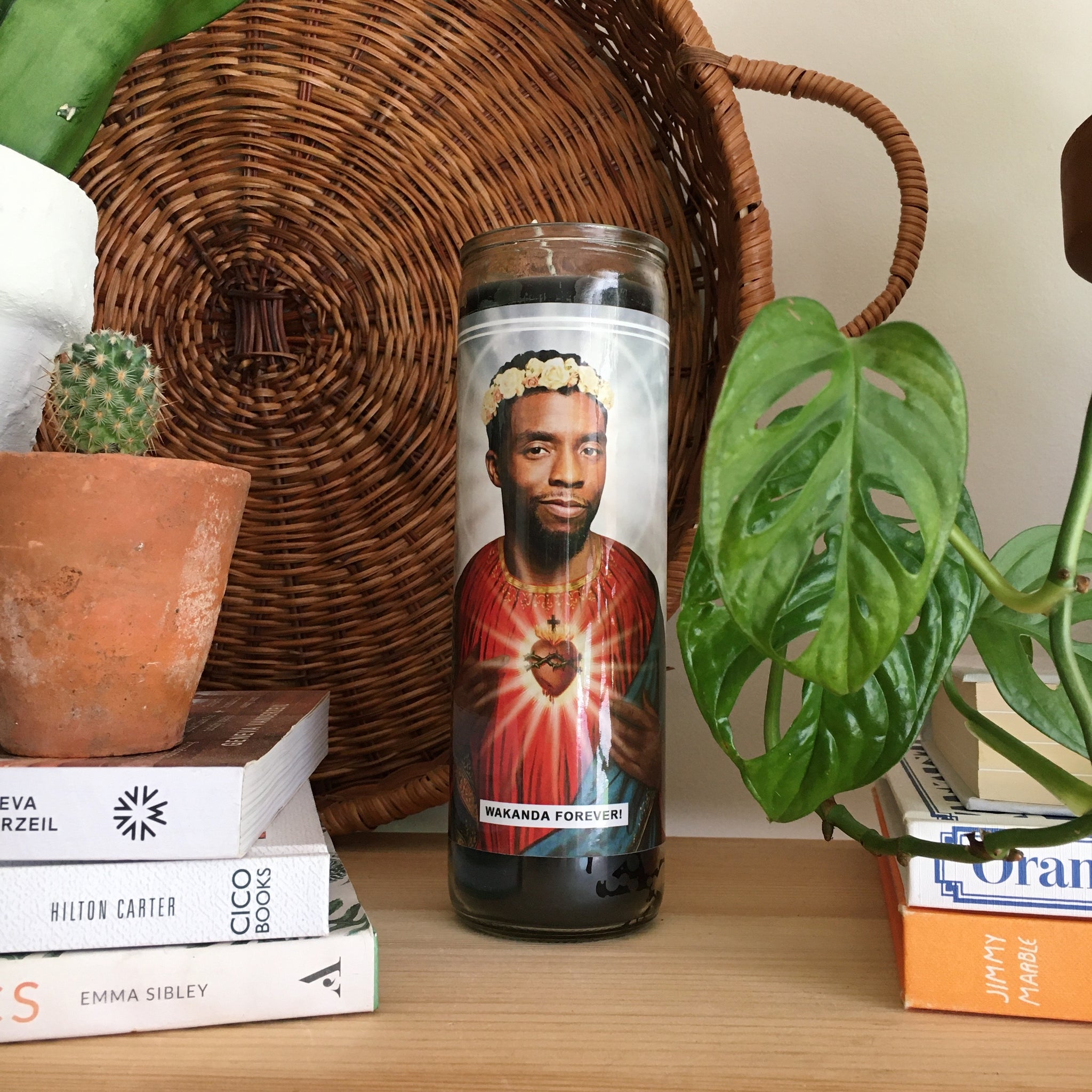 Saint Chadwick Boseman Prayer Candle
