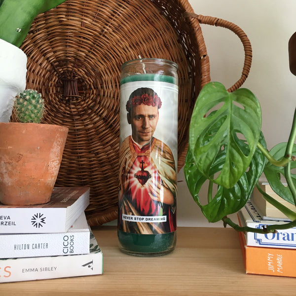 Saint Tom Hiddleston Prayer Candle