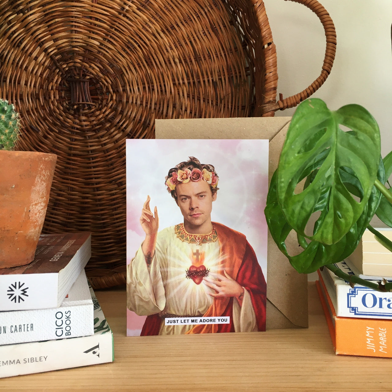 Saint Harry Styles Greetings Card