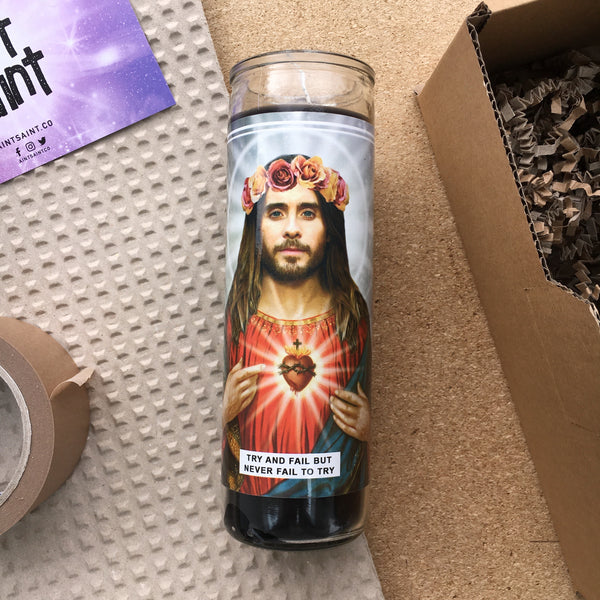 Saint Jared Leto Prayer Candle