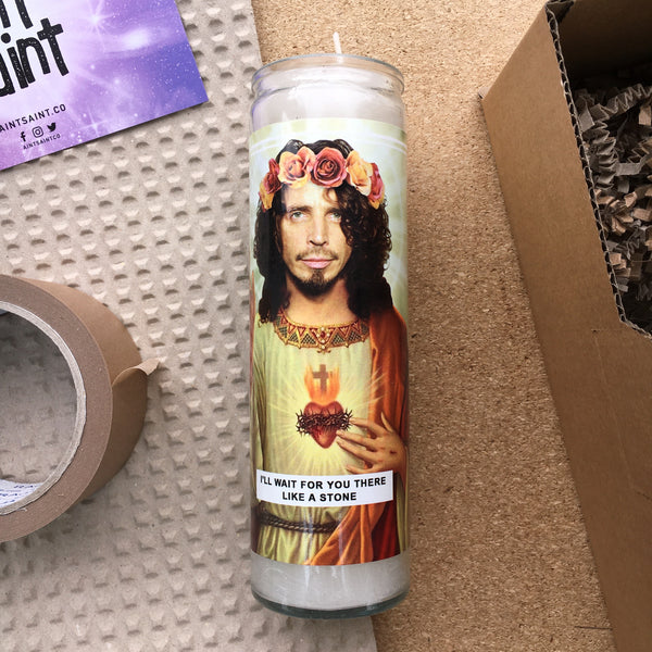 Saint Chris Cornell Prayer Candle