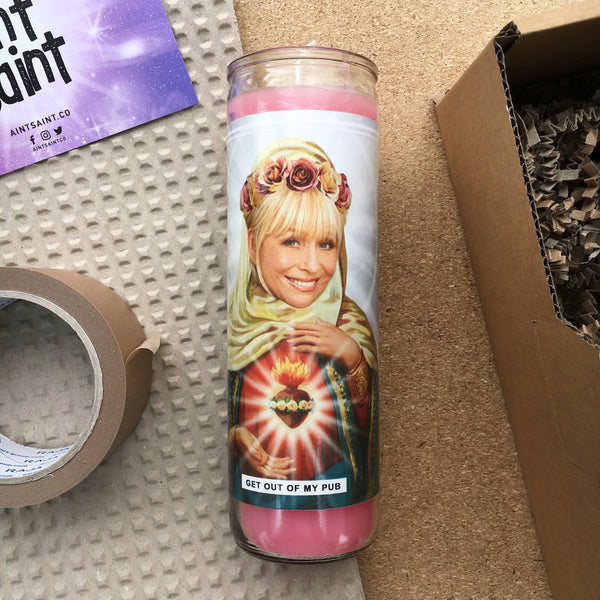 Saint Peggy Mitchell | Barbara Windsor | Eastenders Prayer Candle