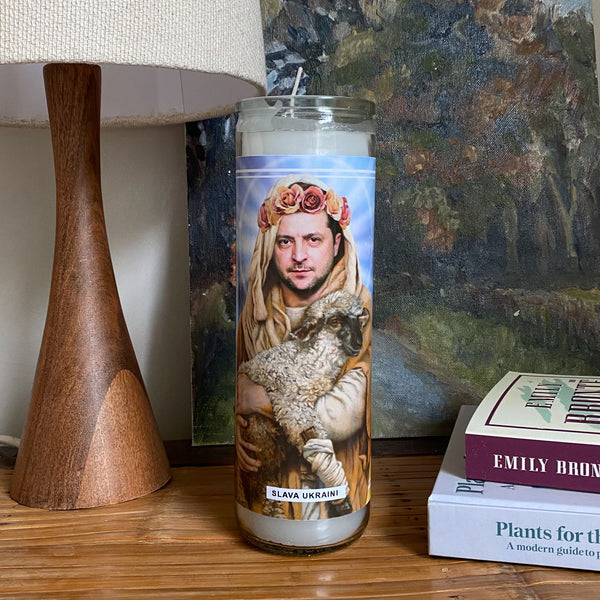 Saint Volodymyr Zelensky | Ukraine Prayer Candle